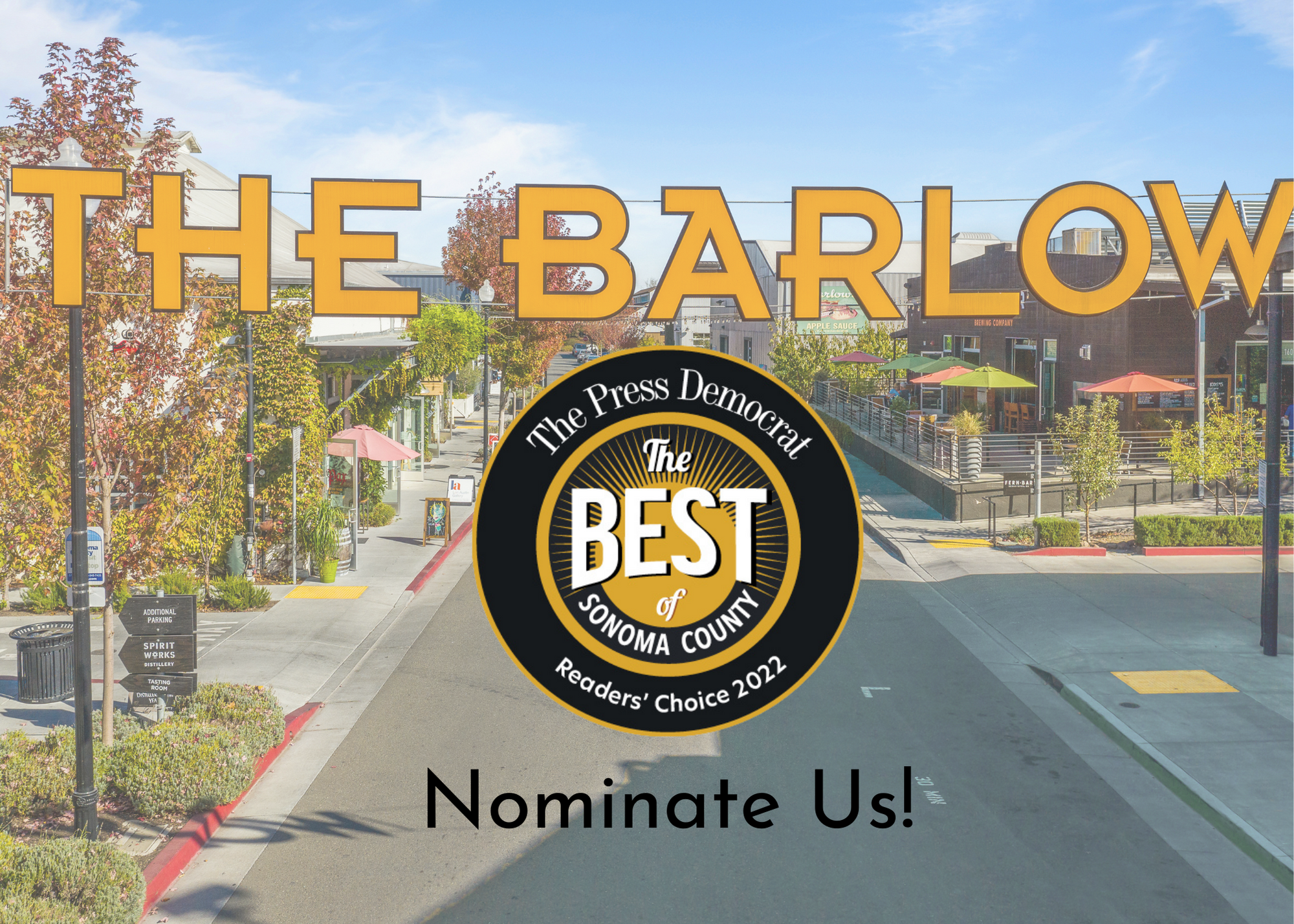 Image of Vote for The Barlow | Best of Sonoma County 2022